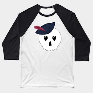 Pirate Skull Baseball T-Shirt